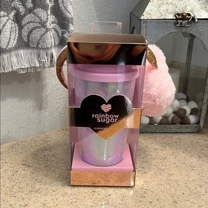 Rainbow Sugar Earmuff & Mug Accessory Set